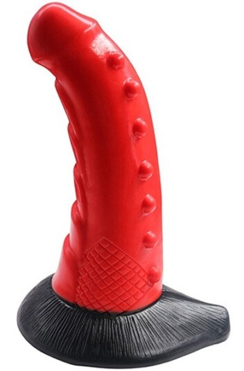MonsterRed Monster Wavy Dildo 21 cm