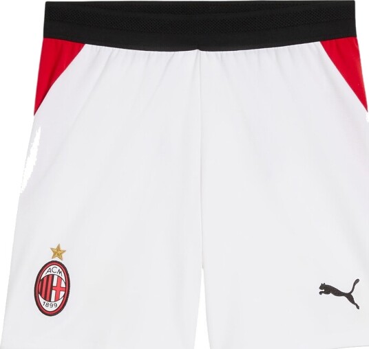 Puma Fotballshorts - AC Milan - Puma White/For All Time Red - Puma - 16 år (176) - Shorts - Hvit