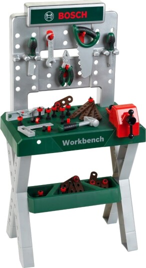 Bosch Mini Arbeidsbenk Leketøy Mørkegrønn/Sølv