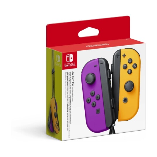 Nintendo Switch Joy Con kontroller Par lilla/oransje