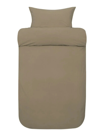 Høie of Scandinavia Frøya Stonewashed Bed Set - Beige - 140X200/50X70CM