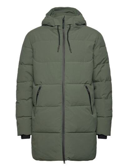 Woodbird Wbjoseph Tech Long Jacket - Khaki green - M