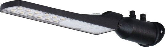 Spectrum 30W skumrings LED gatelys   Skumringssensor Ø60 mm IP65 svart 230V