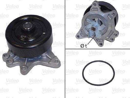VALEO 506844 Vannpumpe VALEO 506844 Vannpumpe