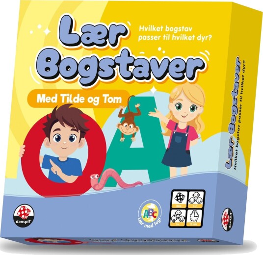 Danspil Lær Bokstaver Barnespill for 1-2 Spillere, 4+ År