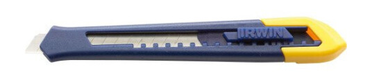 Irwin Pro Entry 9 mm Brytebladkniv med Selvlåsende Bladjustering Irwin Pro Entry 9 mm Brytebladkniv med Selvlåsende Bladjustering