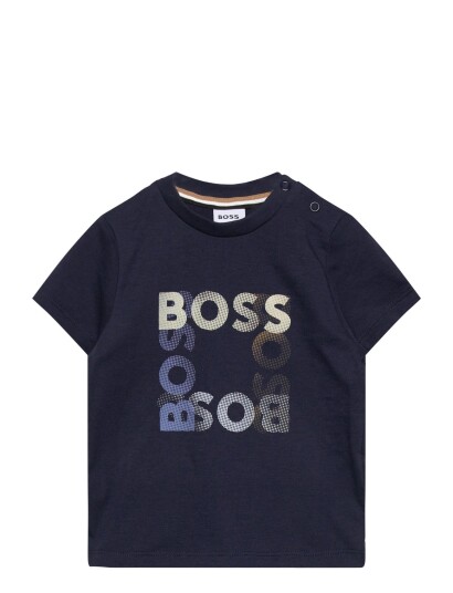BOSS Short Sleeves Tee Shirt Navy 86