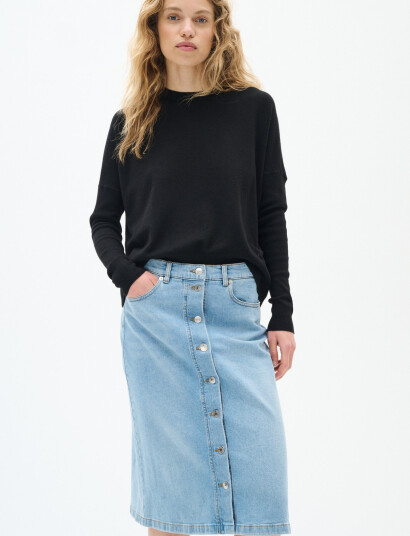 InWear Sindraiw Skirt - Blue - 34