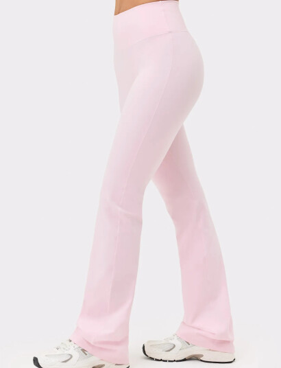 STRONGER Soft Flared Leggings Pink XL