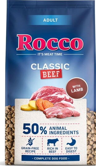 Rocco Tørrfôr Adult Classic Storfekjøtt Med Lam 2 X 10 kg