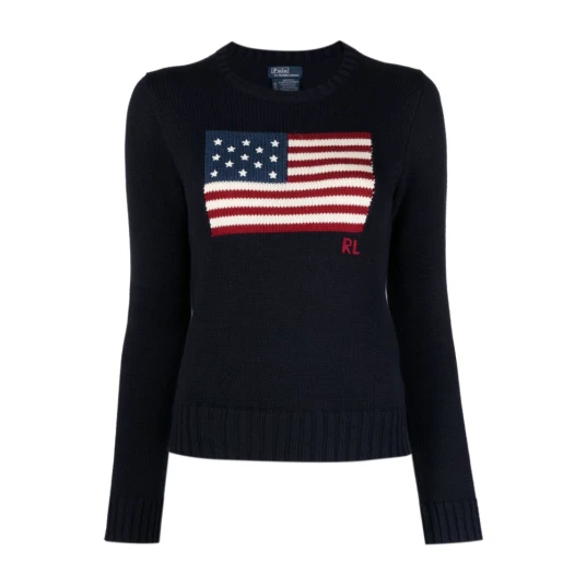 Ralph Lauren Polo  Dame Strikkevarer Blå M