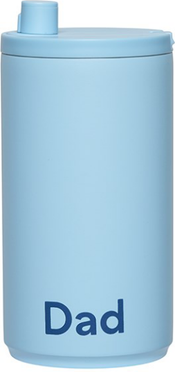 Design Letters reisekrus 35 cl Dad-Lyseblå