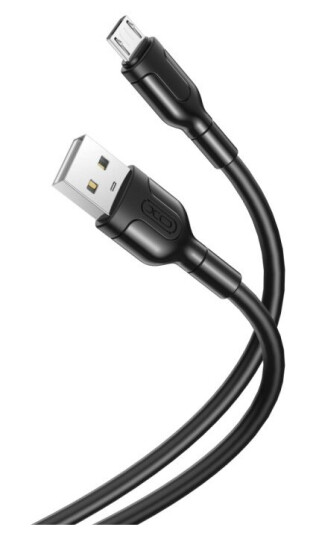 Xo kabel NB212 USB - microUSB 1,0 m 2,1A svart