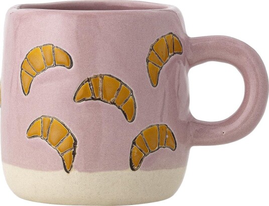 Bloomingville Espressokopp Millie Rosa-croissant