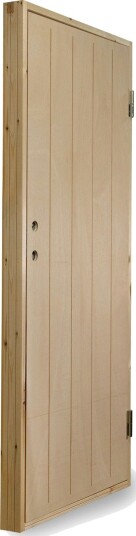 Lagderdør Jabo Ubehandlet Sporfrest Plywood 9x20 dm Opphen Høyre