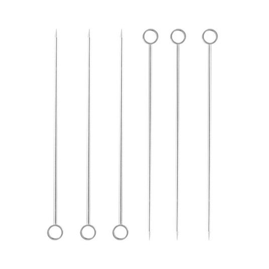 Cocktailpinner i rustfritt 6-pakning