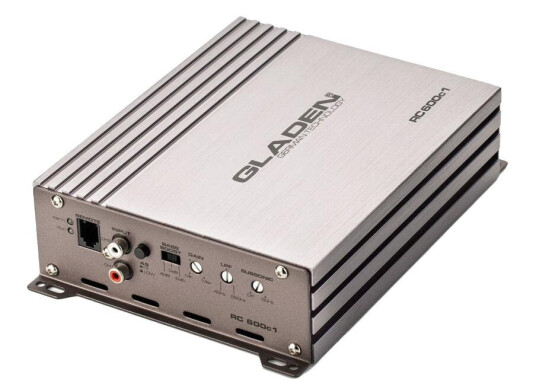 Gladen RC 600c1 monoforsterker Monoforsterker, 560W RMS i 2 Ohm