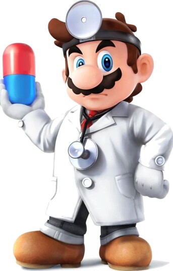 Nintendo Amiibo Dr. Mario Figur Engelsk emballasje