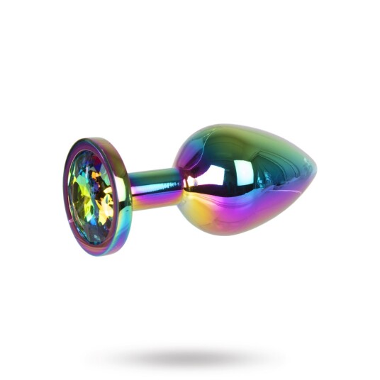 Sustainable Pleasure Metal Plug Rainbow Medium 7 cm