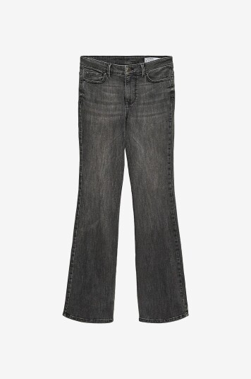 Vero Moda Jeans vmFlash MR Flared Pocket Jns Grå