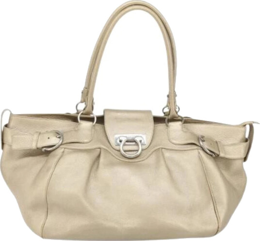 Salvatore Ferragamo Dame Beige
