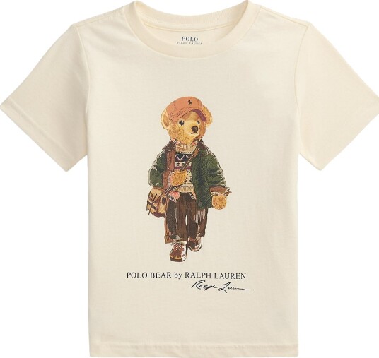 Ralph Lauren Kids Polo Bear Cotton Jersey Tee Cream 4 Ralph Lauren Kids Polo Bear Cotton Jersey Tee Cream 4