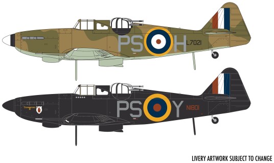 Airfix Boulton Paul Defiant Mk.1 Modellfly 1:48