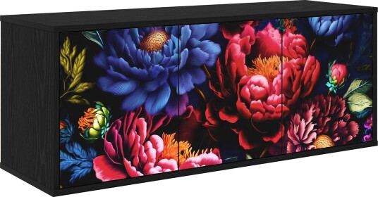 vidaXL Vegghengt TV skap KIEL 102 x 33 x 40 cm Svart eik
