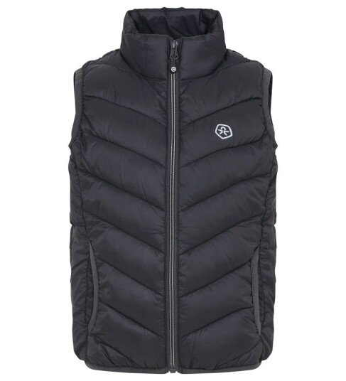 Color Kids Waistcoat Quilted, Packable Black 122