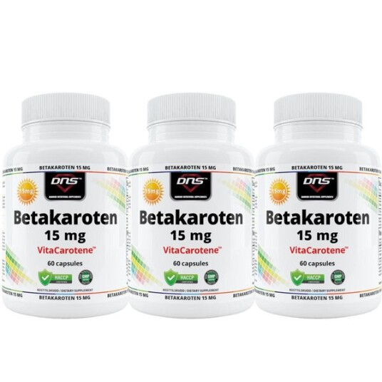3 pack Betakaroten 15 mg 3 x 60 kapsler