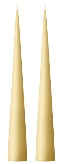 Ester & Erik kjeglelys 37 cm 2-stk. matt Pale ginger 14
