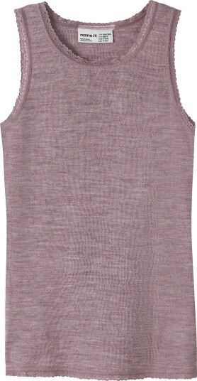 Name It Nkfwang Wool Needle Tank Top Pink 134 140