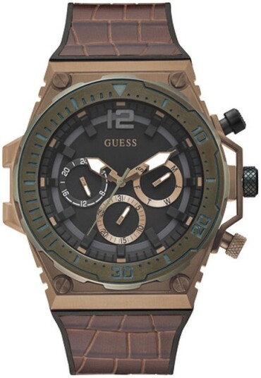 Guess Herreklokke GW0326G2 Venture Grå/Gummi Ø48 mm