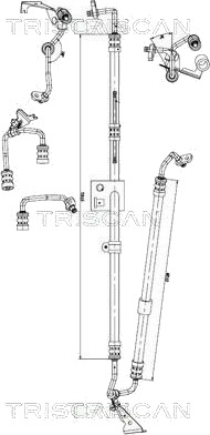 Hydraulikkslange, styring TRISCAN 8516 23012