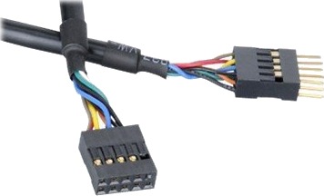 Akasa Exusbi-40 Usb-Forlengelseskabel Usb 2.0 40 Cm Svart
