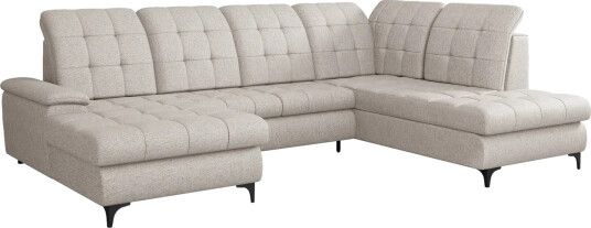 Enzo Sovesofa med Sjeselong og Dobbel Sjeselong 4 seter   Beige