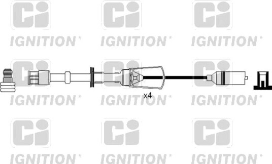 Tennplugg kabelsett QUINTON HAZELL XC1161