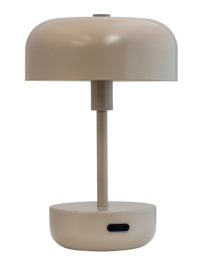 Dyberg Larsen Haipot Brun Led Genopladelig Bordlampe - Brown - H25.7CM