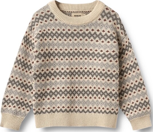 Wheat Jacquard Pullover Harlow FLINT 116