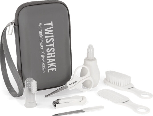 Twistshake 7-In-1 Essential Grooming Care Kit Grey One Size Twistshake 7-In-1 Essential Grooming Care Kit Grey One Size