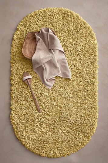 Ellos Home Baderomsmatte Chenille Gul Ellos Home Baderomsmatte Chenille Gul