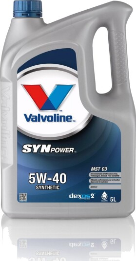 Motorolje VALVOLINE 5W40 SYNPOWER MST C3 5L Motorolje VALVOLINE 5W40 SYNPOWER MST C3 5L