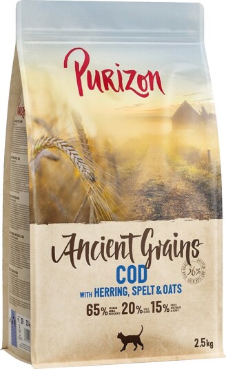 Purizon Tørrfôr Adult Torsk Urkorn 2.5 kg