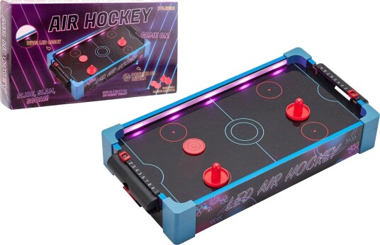 Johntoy LED Airhockeybord med lyseffekter fra 6 år Johntoy LED Airhockeybord med lyseffekter fra 6 år