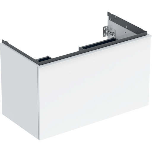Geberit Acanto servantskap 88,8x47,5 cm hvit høyglans
