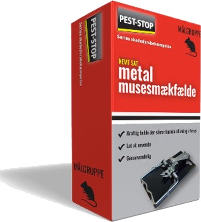 Pest-Stop 2404 Musefelle metall, Dyr & stell