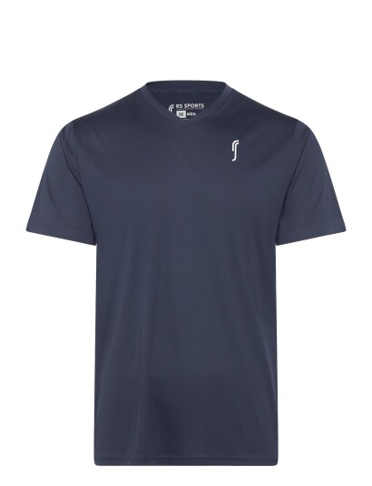 RS Sports Men"s Performance Tee V Neck Navy XL RS Sports Men"s Performance Tee V Neck Navy XL