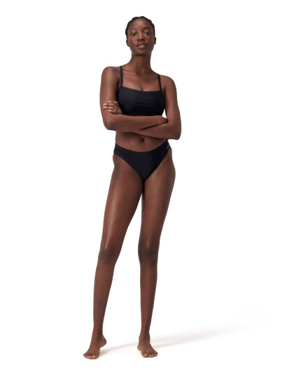 Speedo Solid Classic Bikini Bottom - Black - XL