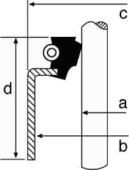 CORTECO 19019999 Pakning, ventilstamme