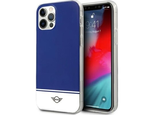 Mini Mihcp12lpcubina Iphone 12 Pro Max 6,7" Granatowy/Navy Hard Case Stripe Collection